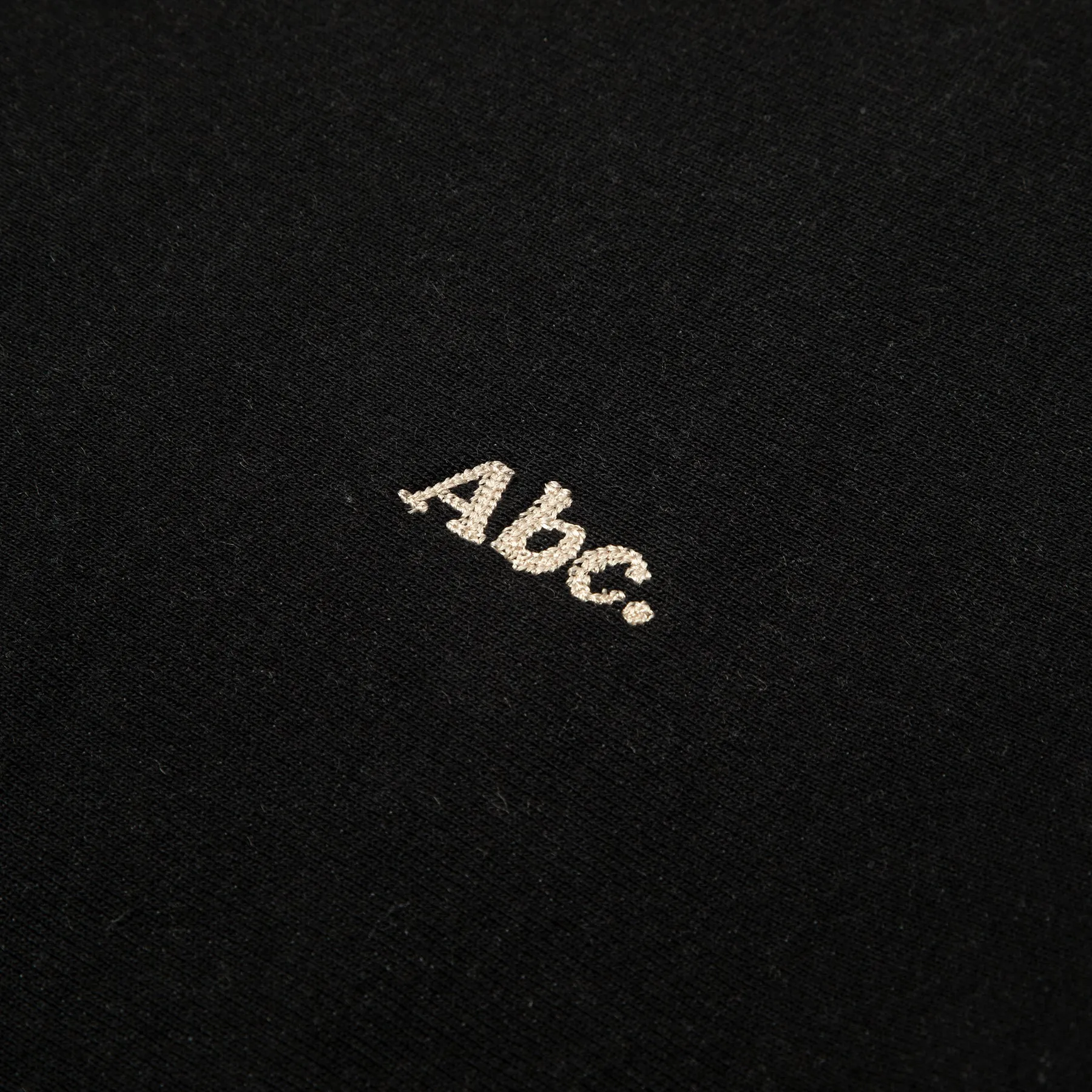 Advisory Board Crystals Abc. 123. Fleece Crewneck with Waffle Thermal (Anthracite Black)