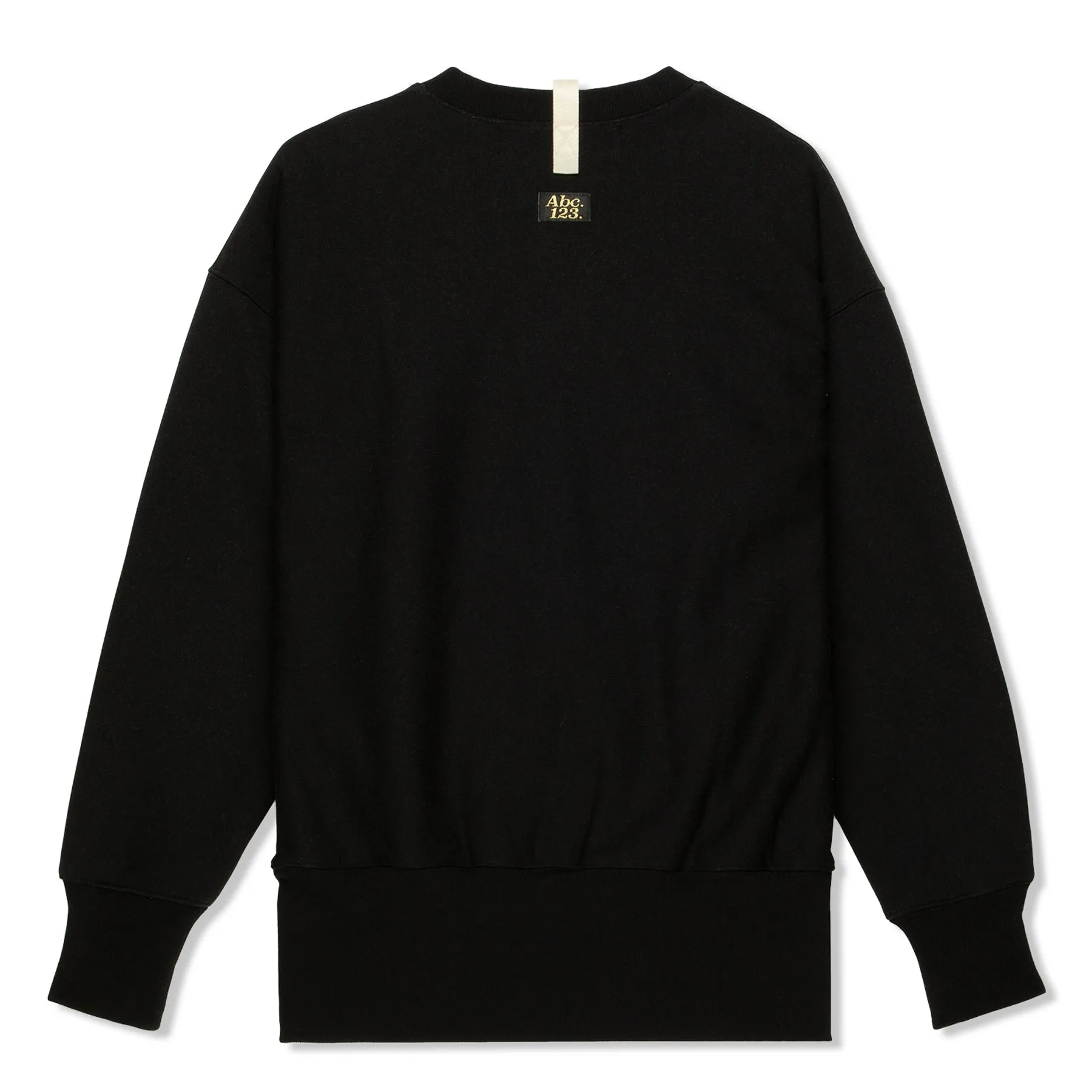 Advisory Board Crystals Abc. 123. Fleece Crewneck with Waffle Thermal (Anthracite Black)