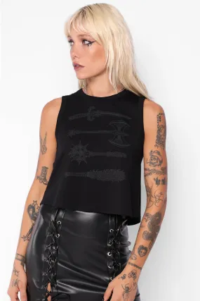 Affliction Cropped Vest