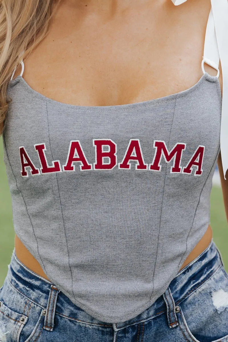 Alabama Sleeveless Satin Bow Top