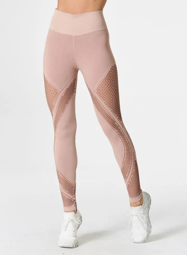 All Net Legging -Desert Rose