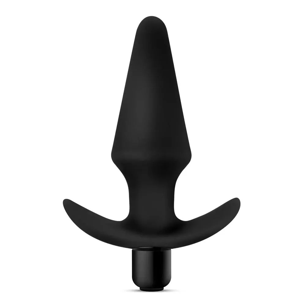 Anal Adventures Platinum Silicone Vibrating Butt Plug