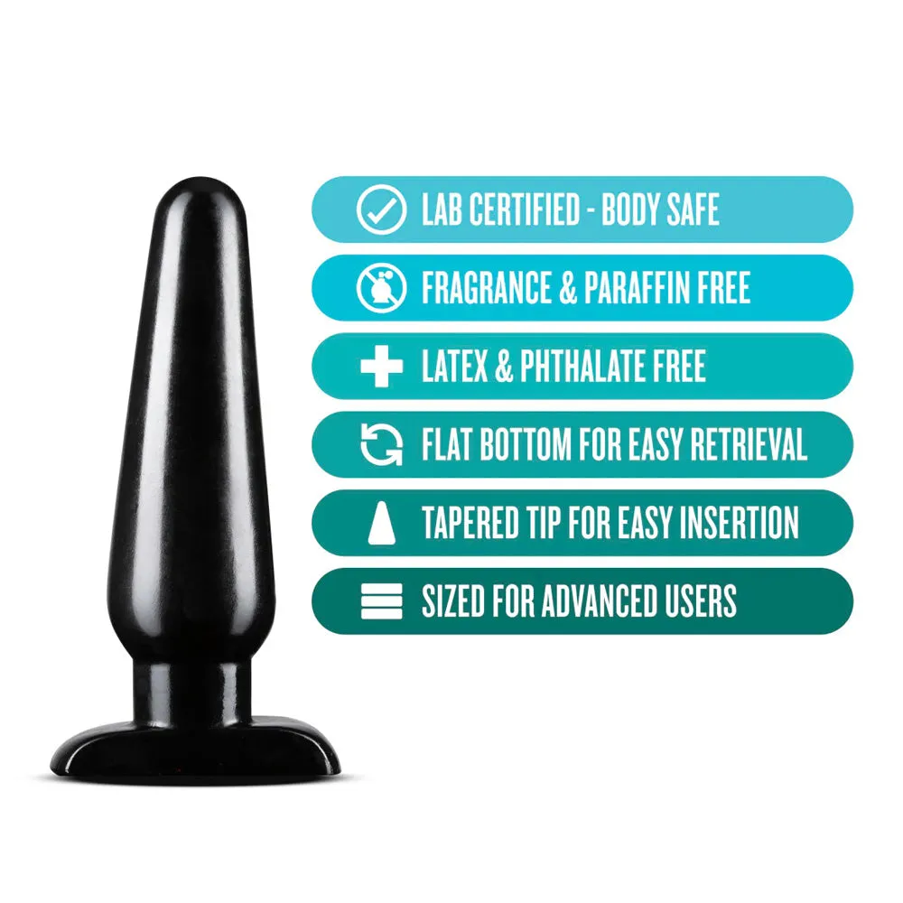 Anal Adventures PVC Basic Butt Plug - Large