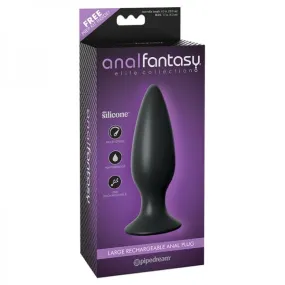 Anal Fantasy Elite Large Rechargeable Anal Plug