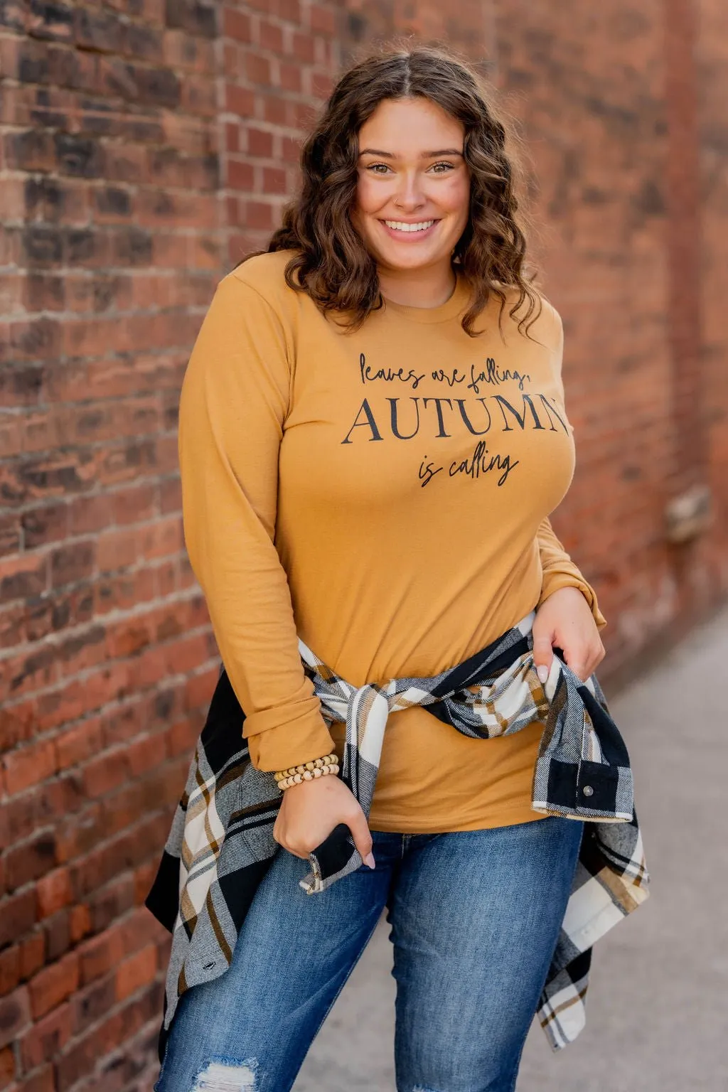 Autumn Is Calling Long Sleeve Tee