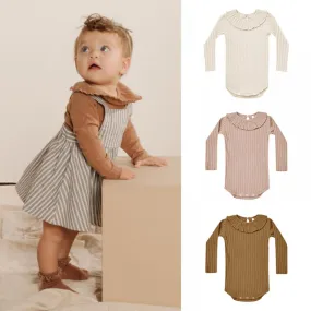 Baby Autumn Lace Collar Pit Strip Knitted Romper Wholesale Baby Clothes