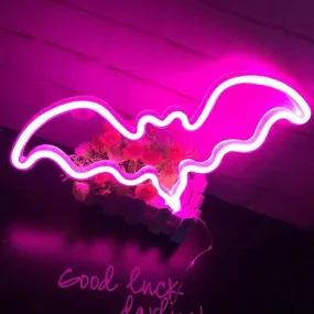 Bat Sign Neon Light