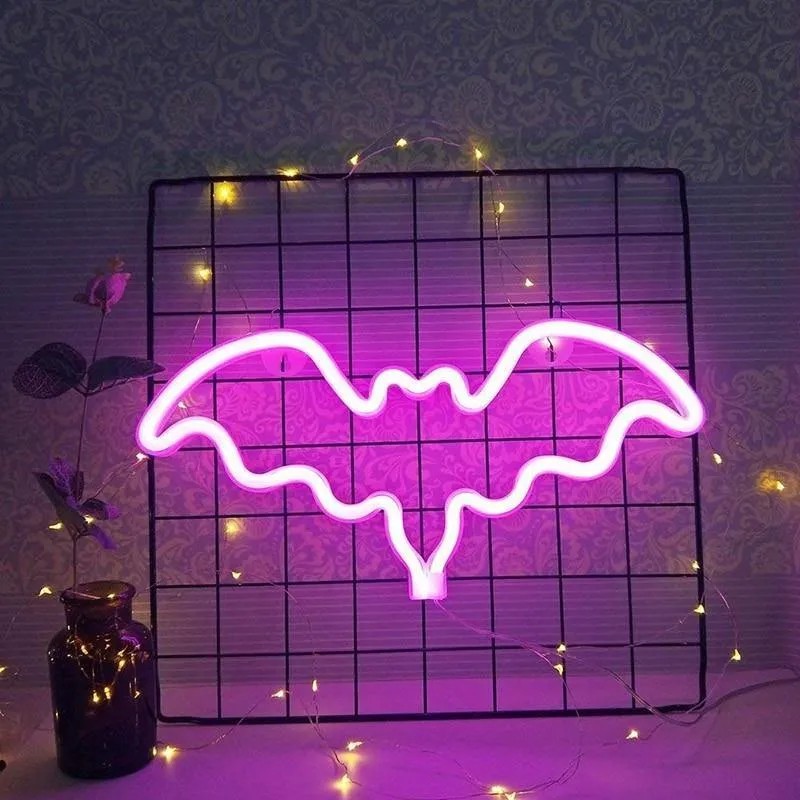 Bat Sign Neon Light