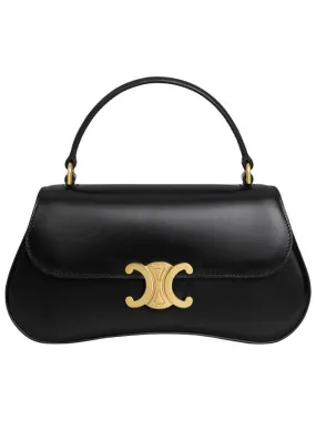 Black Teen Shiny Triomphe Lola Bag 119533BF4 38NO