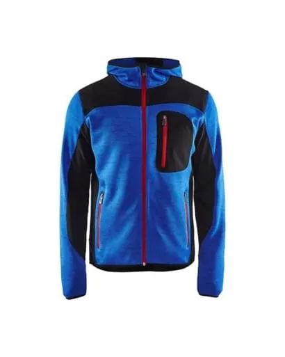 Blaklader Knitted Soft Shell Hybrid Hooded Jacket-4930