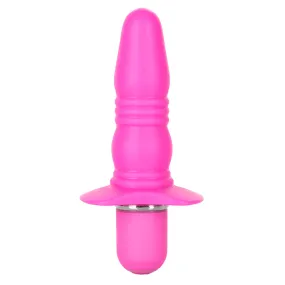 Booty Call Booty Buzz Ribbed Vibrating Anal Probe