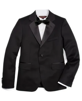 Brooks Brothers Boys Junior One-Button Tuxedo Jacket Black