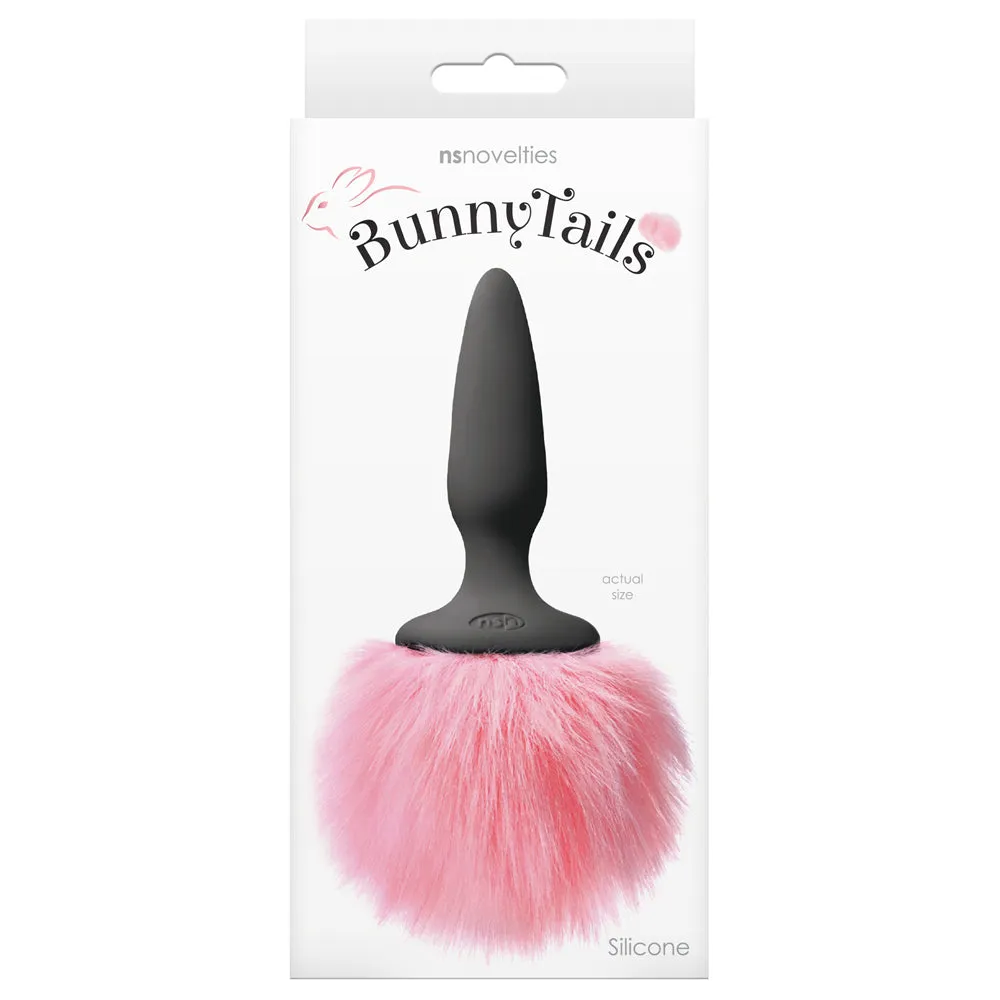 Bunny Tails Silicone Butt Plug - Mini