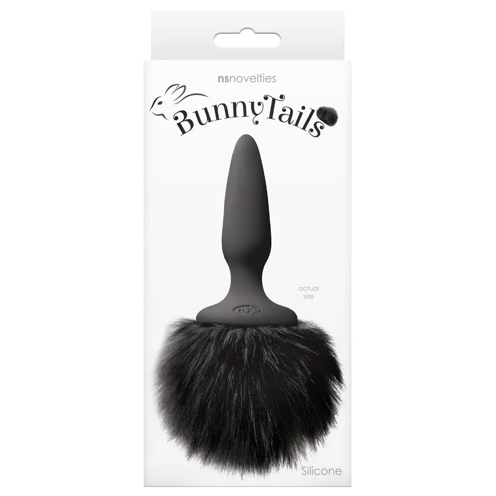 Bunny Tails Silicone Butt Plug - Mini