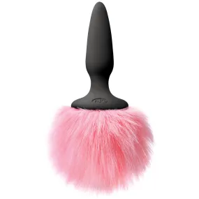 Bunny Tails Silicone Butt Plug - Mini