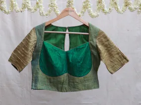 Cadmium Green, hand Embropidery blouse