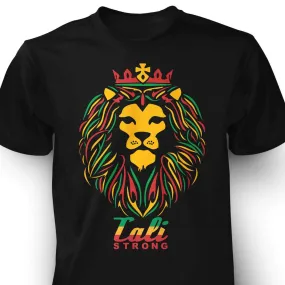 CALI Strong King Rasta Black T-Shirt