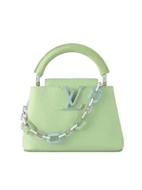 Capucines Mini Shoulder Bag Spring Green