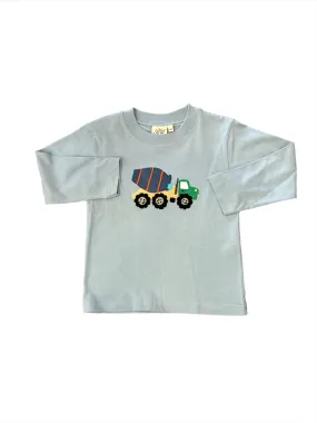 Cement Truck Applique L/S Tee