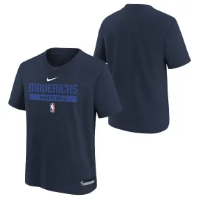 DALLAS MAVERICKS NIKE KIDS PRACTICE LEGEND TEE