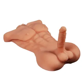 Daniel Realistic Male Sex Doll Torso With 6" Dildo