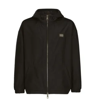 Dolce & Gabbana logo-tag hooded jacket