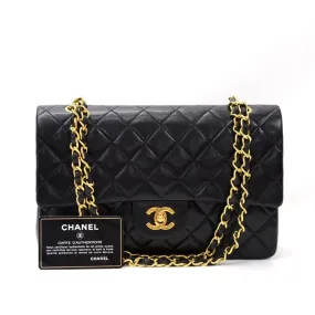 Double Flap Quilted Lambskin Leather Bag