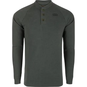 Drake Weston Lakes Waffle Henley L/S