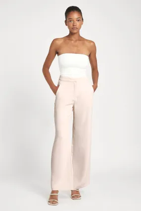 Effortless Wide Leg Trousers - Pink