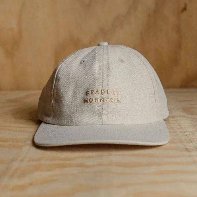 Embroidered Baseball Cap | Natural | Bradley Mountain