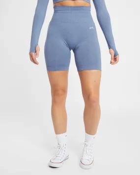 Empower Seamless Cycling Shorts - Blue Marl