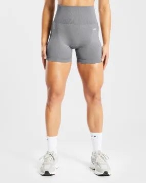 Empower Seamless Shorts - Grey Marl