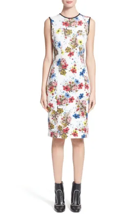 Floral Print Maura Sleeveless Neoprene Dress