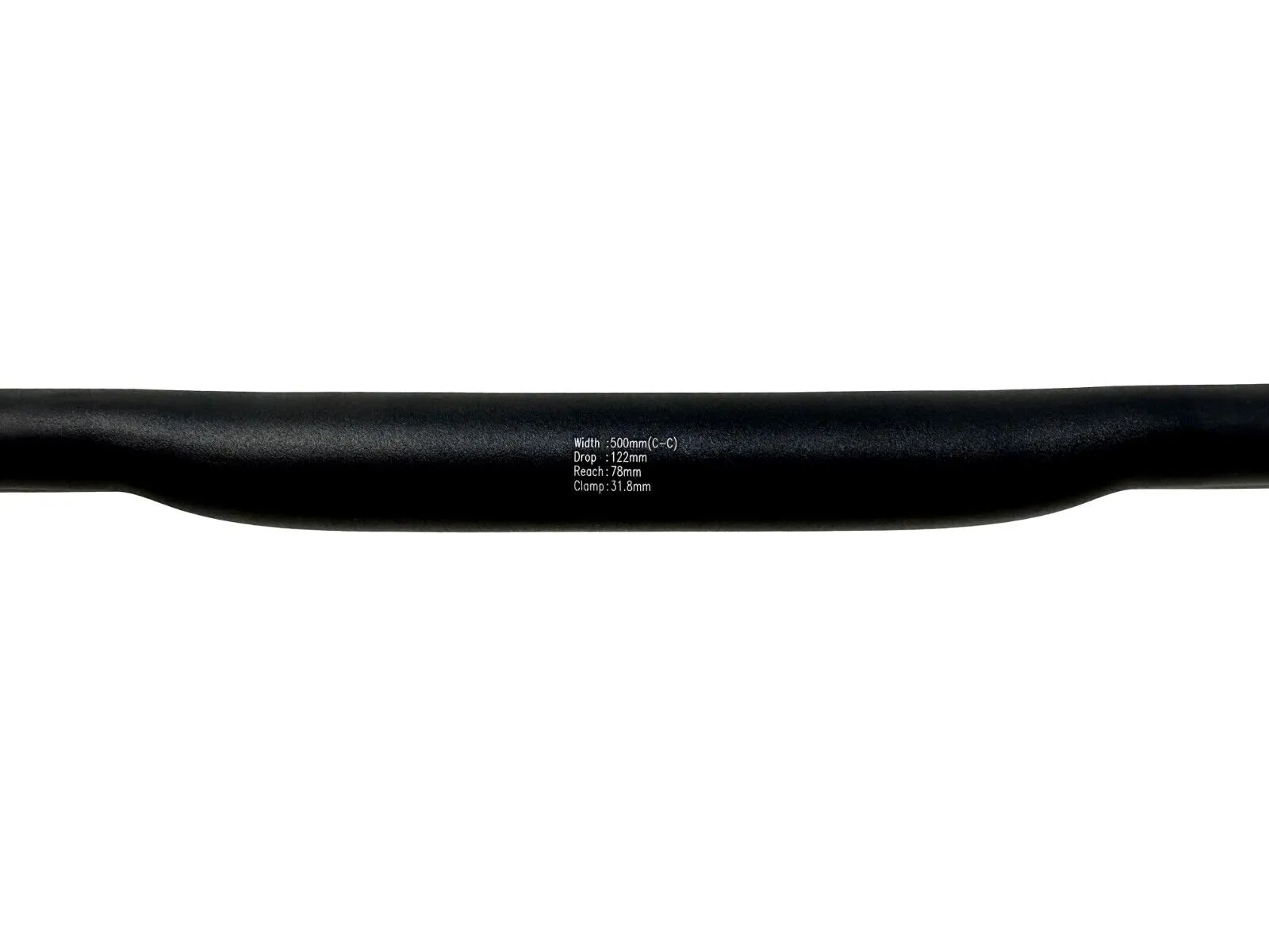 Ghost GND51 XL Gravel Bars - 500mm - 16° Degree Flare - Black