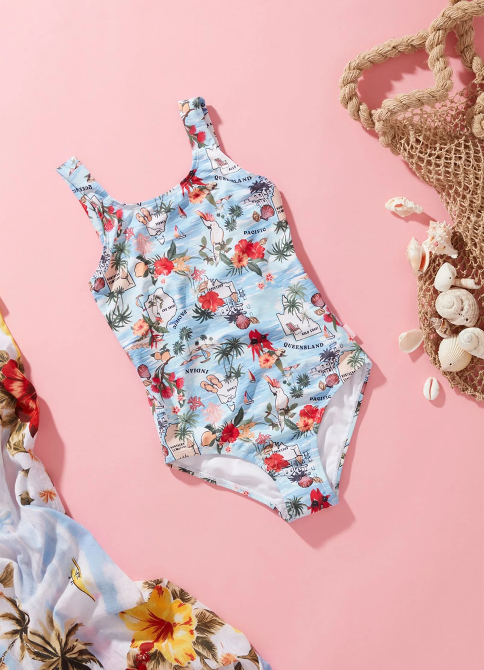 Girls Summer Vacay One Piece  - Summer Vaca