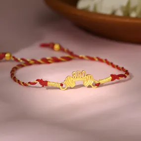 Golden Bro-wali Rakhi