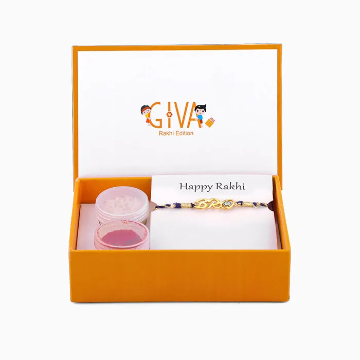 Golden Brother Evil Eye Rakhi