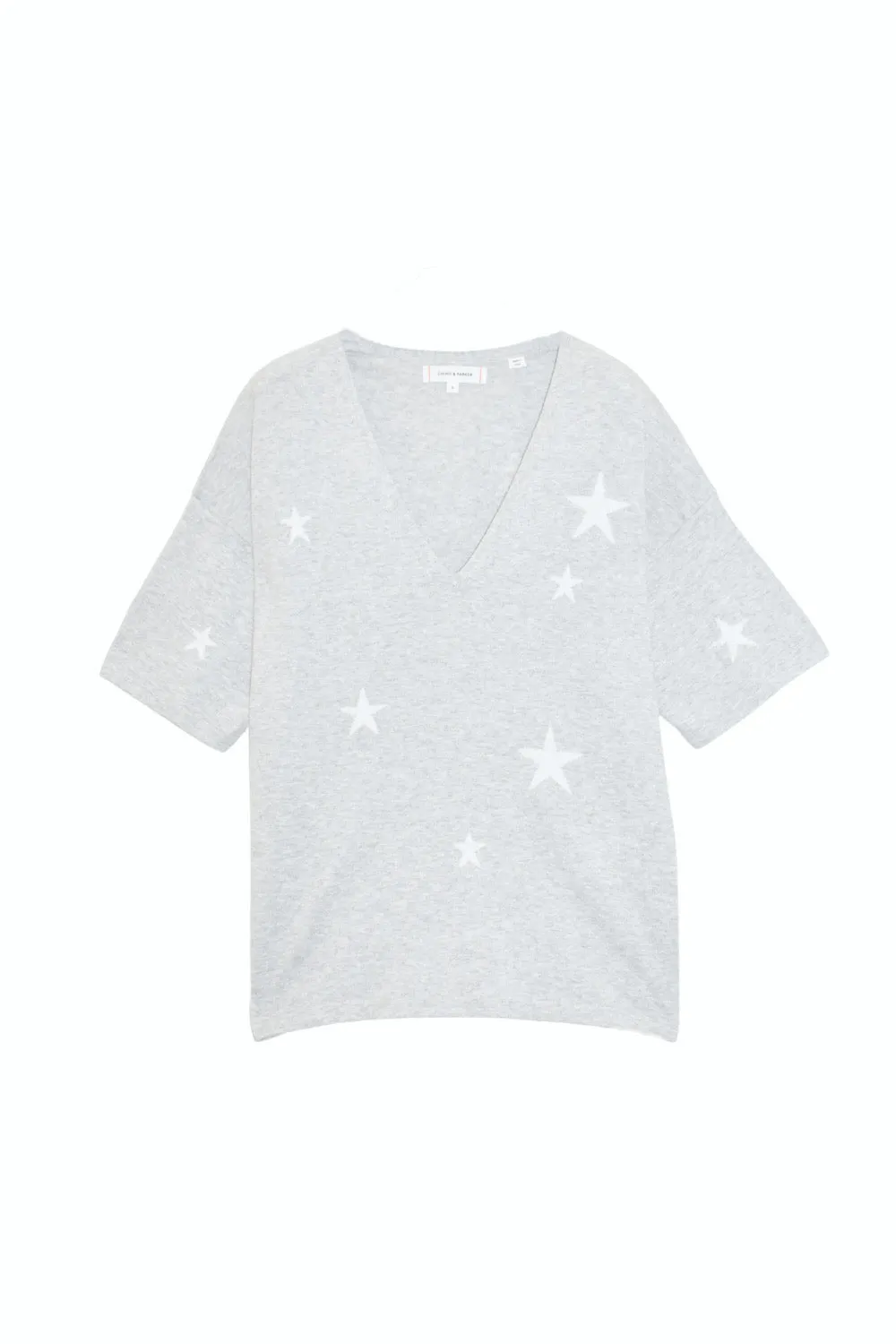 Grey Cotton Star T-shirt