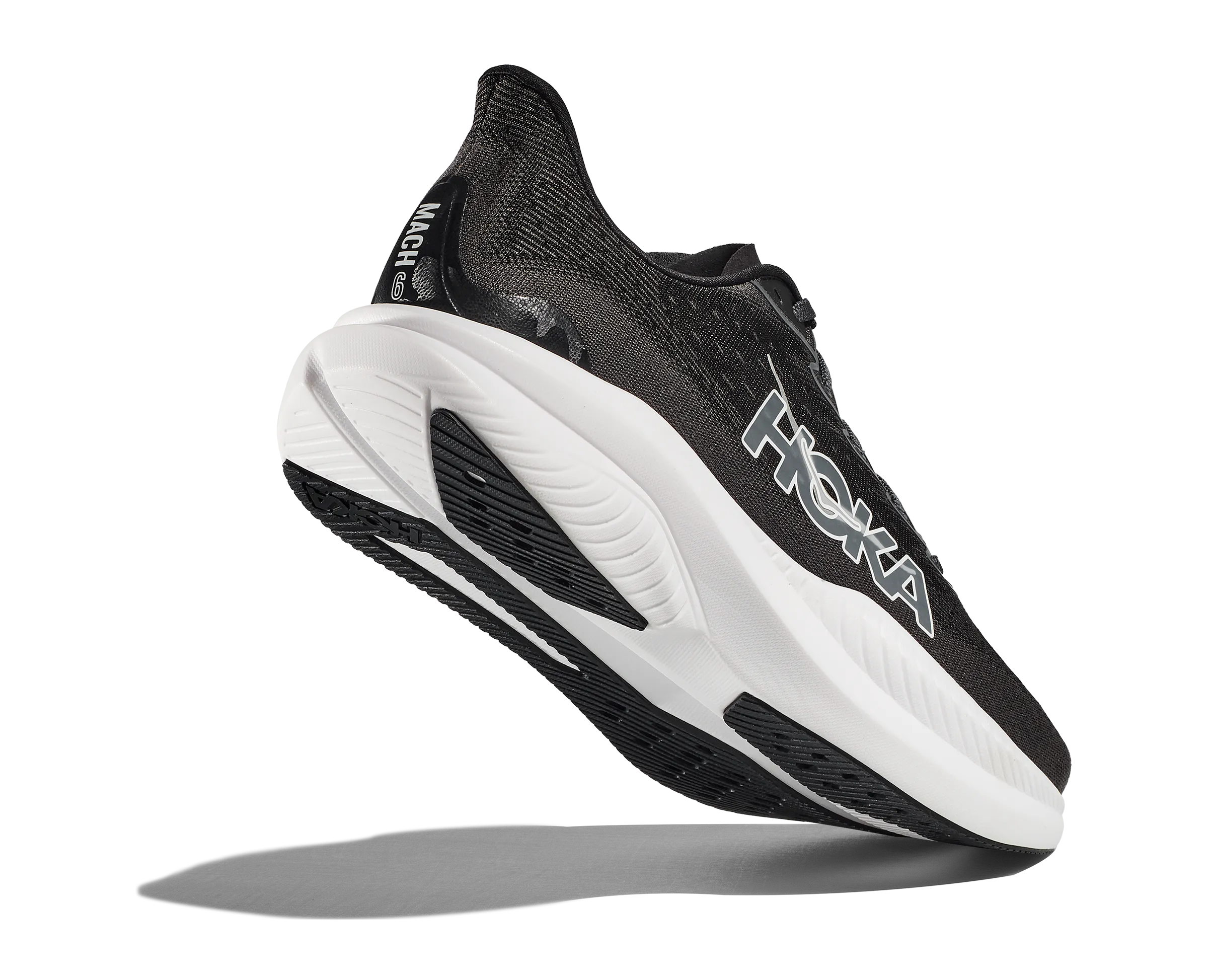 Hoka Mach 6 Black White Men's