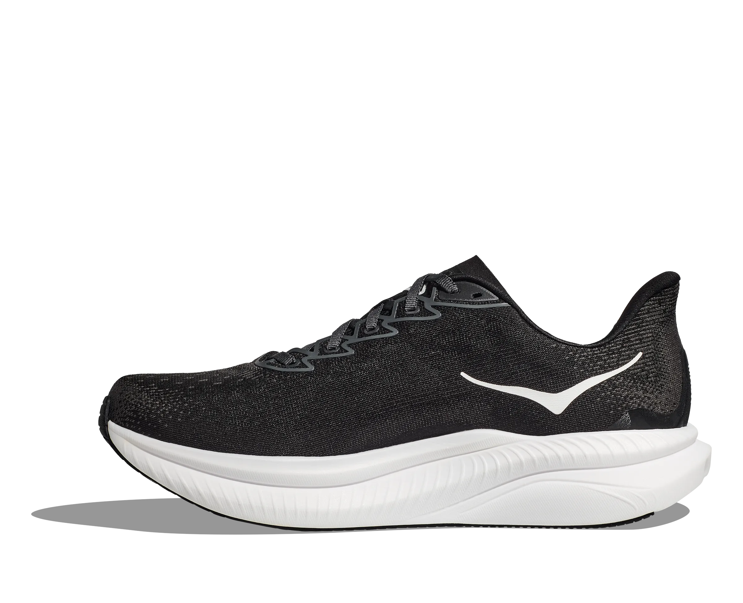 Hoka Mach 6 Black White Men's