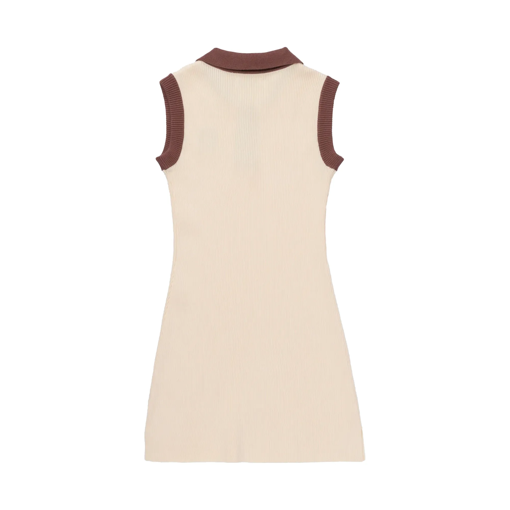 Honor The Gift Womens Ribbed Tennis Dress Cream