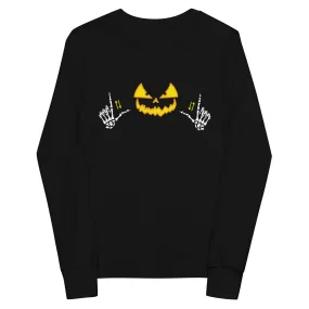 Jack-O-Lantern (ASL) Youth Long Sleeve Tee