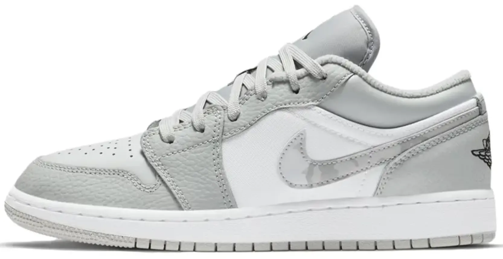 JORDAN 1 LOW WHITE CAMO (GS)