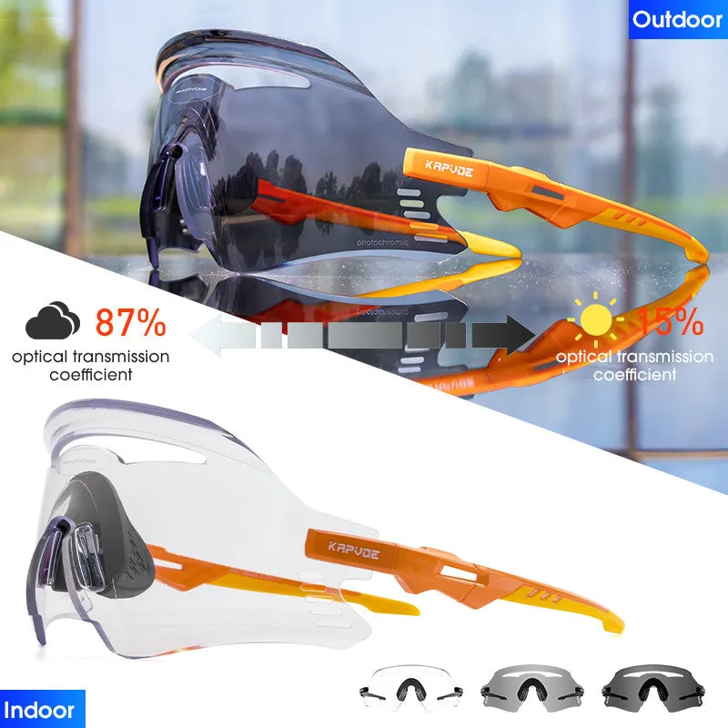 Kapvoe X1 Photochromic Sports Sunglasses