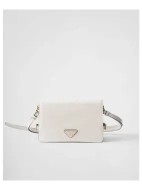 Leather shoulder bag white 315148