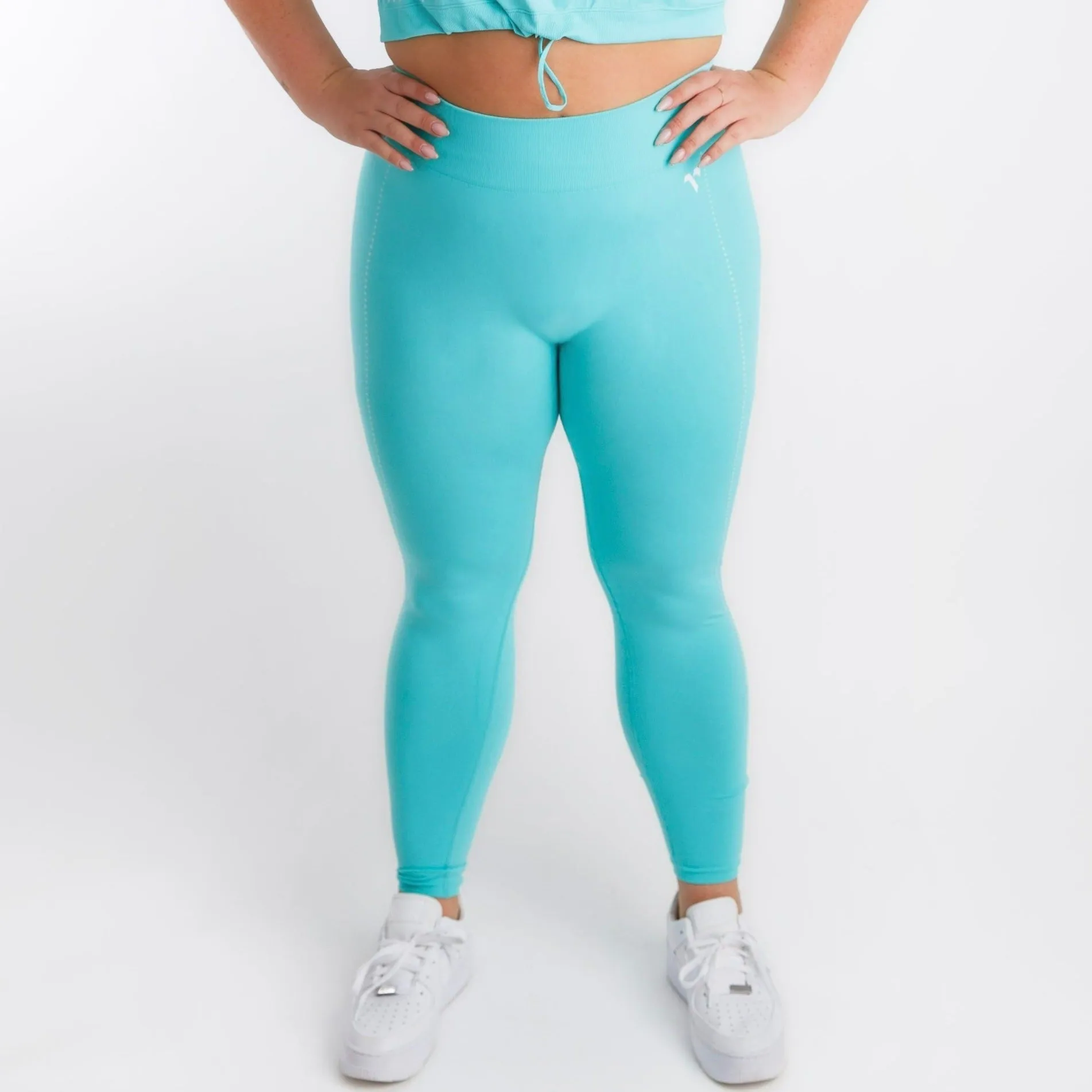 Level Up Leggings- Misty Teal