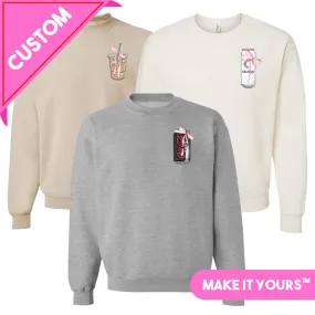 Make It Yours™ 'Bow Beverages' Crewneck Sweatshirt