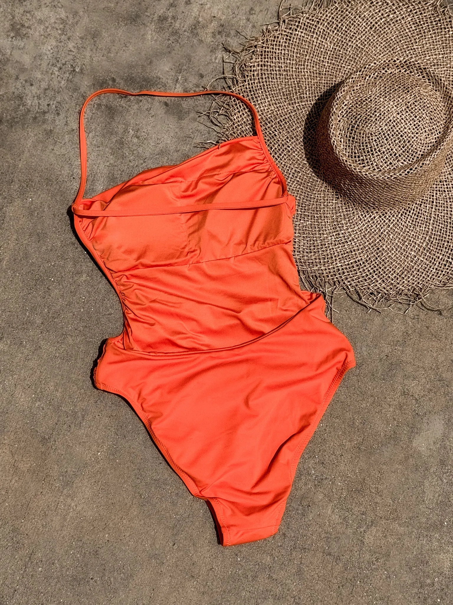 Mango Dreams Asymmetrical Swimsuit - Final Sale