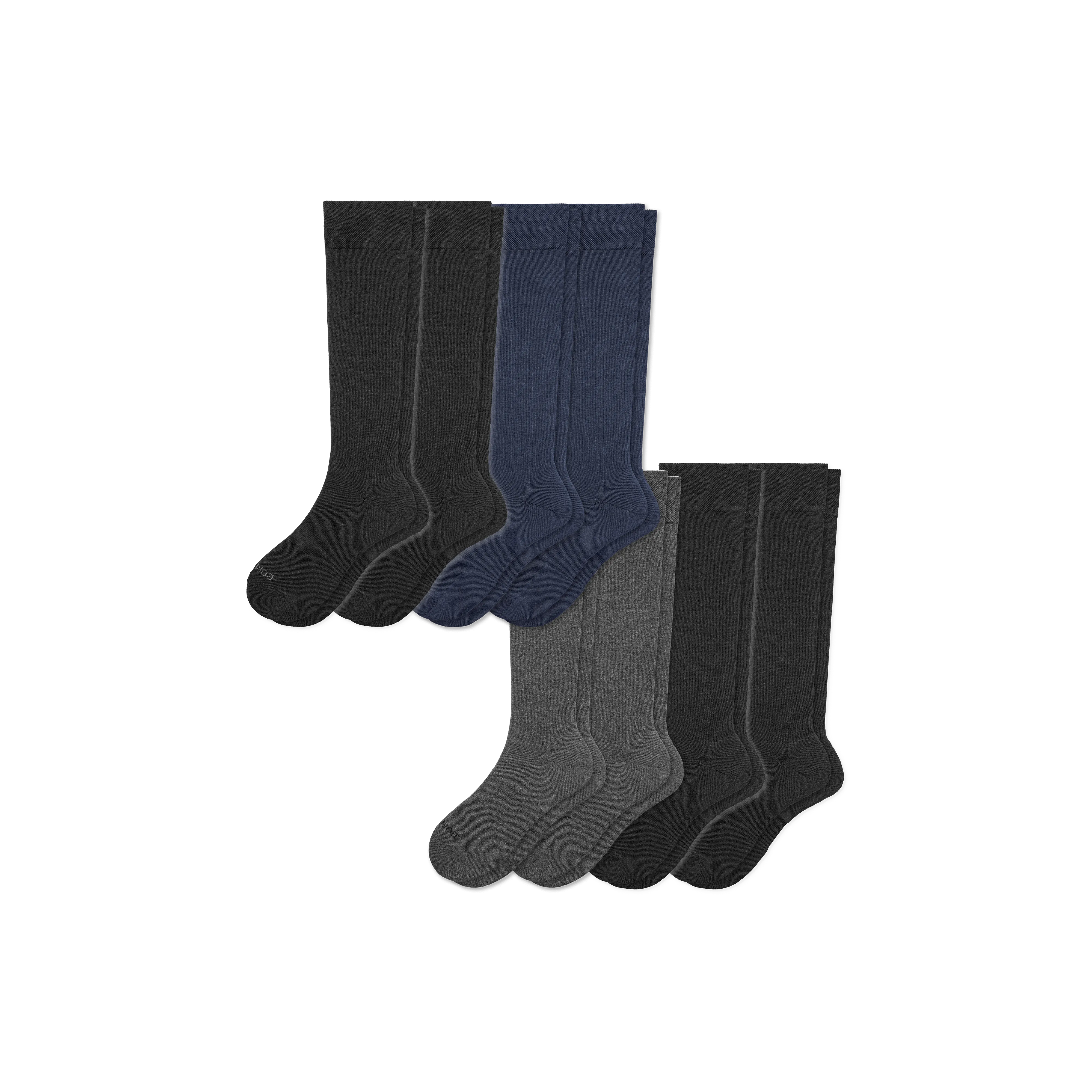 Men's Dress Over the Calf Sock 8-Pack