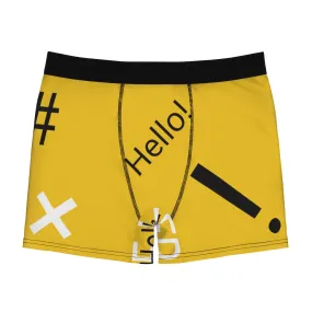 Mens printed briefs